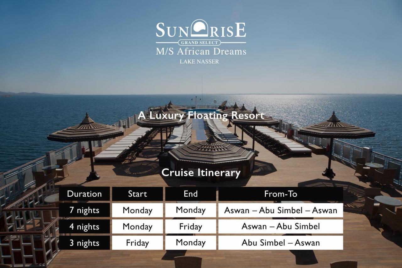 Sunrise African Dreams Cruise -Grand Select- Asuán Exterior foto